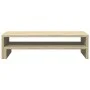 Soporte de pantalla madera ingeniería roble Sonoma 54x22x15 cm by , Computer bases and risers - Ref: Foro24-854771, Price: 22...