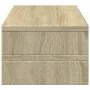 Soporte de pantalla madera ingeniería roble Sonoma 54x22x15 cm by , Computer bases and risers - Ref: Foro24-854771, Price: 22...