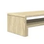 Soporte de pantalla madera ingeniería roble Sonoma 54x22x15 cm by , Computer bases and risers - Ref: Foro24-854771, Price: 22...