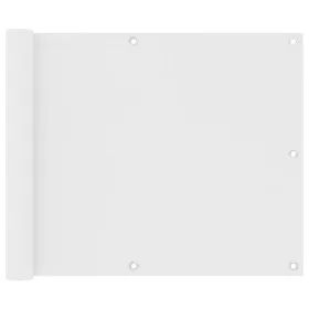 Balcony awning white oxford fabric 75x400 cm by vidaXL, Umbrellas - Ref: Foro24-134889, Price: 19,76 €, Discount: %