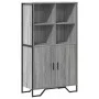 Aparador alto madera ingeniería gris Sonoma 79,5x35,5x137,5 cm von , Sideboards - Ref: Foro24-3295310, Preis: 117,81 €, Rabat...