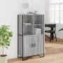 Aparador alto madera ingeniería gris Sonoma 79,5x35,5x137,5 cm von , Sideboards - Ref: Foro24-3295310, Preis: 117,81 €, Rabat...