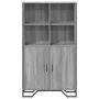 Aparador alto madera ingeniería gris Sonoma 79,5x35,5x137,5 cm von , Sideboards - Ref: Foro24-3295310, Preis: 117,81 €, Rabat...