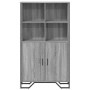 Aparador alto madera ingeniería gris Sonoma 79,5x35,5x137,5 cm von , Sideboards - Ref: Foro24-3295310, Preis: 119,26 €, Rabat...