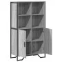 Aparador alto madera ingeniería gris Sonoma 79,5x35,5x137,5 cm von , Sideboards - Ref: Foro24-3295310, Preis: 117,81 €, Rabat...