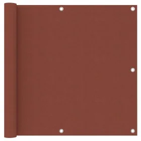 Toldo para balcón de tela oxford terracota 90x500 cm de vidaXL, Sombrillas - Ref: Foro24-134978, Precio: 27,68 €, Descuento: %