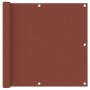 Balkonmarkise aus Terrakotta-Oxford-Stoff, 90 x 500 cm von vidaXL, Sonnenschirme - Ref: Foro24-134978, Preis: 22,97 €, Rabatt: %