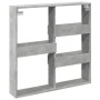 Armario de pared madera ingeniería gris hormigón 80x15x80 cm by , Shelves and shelves - Ref: Foro24-854547, Price: 27,24 €, D...