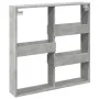 Wandregal aus grauem Beton-Holzverbundwerkstoff 80x15x80 cm von , Regale und Regale - Ref: Foro24-854547, Preis: 27,02 €, Rab...