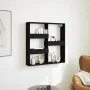 Armario de pared madera de ingeniería negro 80x15x80 cm by , Shelves and shelves - Ref: Foro24-854545, Price: 27,65 €, Discou...