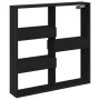 Armario de pared madera de ingeniería negro 80x15x80 cm by , Shelves and shelves - Ref: Foro24-854545, Price: 27,65 €, Discou...