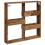 Armario de pared madera ingeniería madera envejecida 80x15x80cm de , Estantes y estanterías - Ref: Foro24-854551, Precio: 36,...