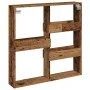 Wandregal aus Holz, verwittertes Holz, 80x15x80cm von , Regale und Regale - Ref: Foro24-854551, Preis: 35,96 €, Rabatt: %