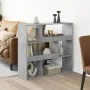 Separador de ambientes madera gris hormigón 100x33x94,5 cm de , Librerías y estanterías - Ref: Foro24-3309477, Precio: 66,50 ...