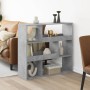 Separador de ambientes madera gris hormigón 100x33x94,5 cm by , Bookcases and shelves - Ref: Foro24-3309477, Price: 67,31 €, ...