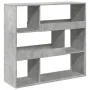 Separador de ambientes madera gris hormigón 100x33x94,5 cm de , Librerías y estanterías - Ref: Foro24-3309477, Precio: 66,50 ...