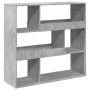 Separador de ambientes madera gris hormigón 100x33x94,5 cm by , Bookcases and shelves - Ref: Foro24-3309477, Price: 67,31 €, ...