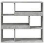 Separador de ambientes madera gris hormigón 100x33x94,5 cm de , Librerías y estanterías - Ref: Foro24-3309477, Precio: 66,50 ...