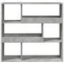 Separador de ambientes madera gris hormigón 100x33x94,5 cm by , Bookcases and shelves - Ref: Foro24-3309477, Price: 67,31 €, ...