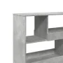 Separador de ambientes madera gris hormigón 100x33x94,5 cm de , Librerías y estanterías - Ref: Foro24-3309477, Precio: 66,50 ...