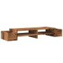 Bildschirmständer mit Ablage in verwitterter Farbe, 100x27x15cm. von , Computersockel und -erhöhungen - Ref: Foro24-854695, P...