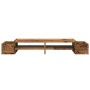 Bildschirmständer mit Ablage in verwitterter Farbe, 100x27x15cm. von , Computersockel und -erhöhungen - Ref: Foro24-854695, P...