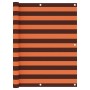 Balkonmarkise aus orangefarbenem und braunem Oxford-Stoff, 120 x 400 cm von vidaXL, Sonnenschirme - Ref: Foro24-134933, Preis...