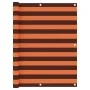 Toldo para balcón tela oxford naranja y marrón 120x400 cm de vidaXL, Sombrillas - Ref: Foro24-134933, Precio: 20,73 €, Descue...
