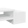 Bildschirmhalterung mit Aufbewahrung aus weißem Holz, 100x27x15cm. von , Computersockel und -erhöhungen - Ref: Foro24-854688,...