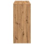 Bar-Tisch mit Eichenholzregal Artisian 124x46x103,5 cm. von , Küchen- und Esstische - Ref: Foro24-854399, Preis: 97,84 €, Rab...