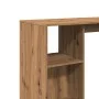 Mesa bar con estante madera roble artisian 124x46x103,5 cm by , Kitchen and dining tables - Ref: Foro24-854399, Price: 96,17 ...