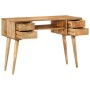 Escritorio con cajones madera maciza de mango 110x47x76 cm de , Escritorios - Ref: Foro24-351593, Precio: 341,27 €, Descuento: %