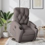 Sillón eléctrico reclinable elevable de tela gris taupe de , Sillones - Ref: Foro24-3204742, Precio: 313,98 €, Descuento: %