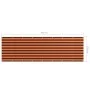 Toldo para balcón tela oxford naranja y marrón 120x400 cm de vidaXL, Sombrillas - Ref: Foro24-134933, Precio: 20,73 €, Descue...