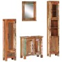 Vier-teiliges Badezimmermöbelset aus recyceltem Massivholz. von , Badezimmermöbel - Ref: Foro24-352785, Preis: 821,42 €, Raba...