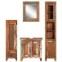 Vier-teiliges Badezimmermöbelset aus recyceltem Massivholz. von , Badezimmermöbel - Ref: Foro24-352785, Preis: 807,54 €, Raba...