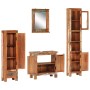 Vier-teiliges Badezimmermöbelset aus recyceltem Massivholz. von , Badezimmermöbel - Ref: Foro24-352785, Preis: 821,42 €, Raba...