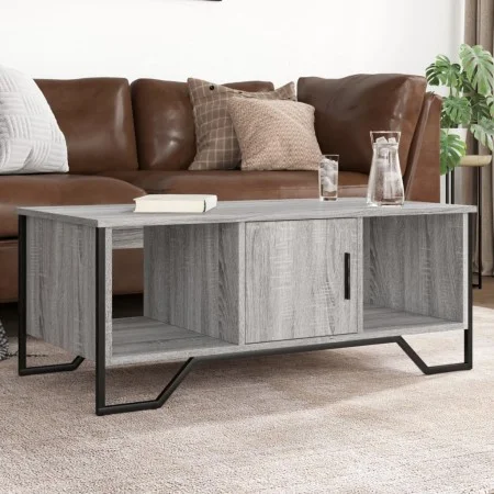 Mesa de centro madera de ingeniería gris Sonoma 100x51x40 cm by , Coffee table - Ref: Foro24-848492, Price: 74,58 €, Discount: %