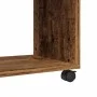 Mesa auxiliar rodante madera ingeniería envejecido 70x35x60 cm de , Mesas auxiliares - Ref: Foro24-853153, Precio: 50,20 €, D...