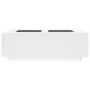 Mesa de centro con LED Infinity blanca 116x69x40 cm de , Mesas de centro - Ref: Foro24-3284056, Precio: 171,40 €, Descuento: %