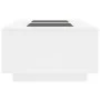 Mesa de centro con LED Infinity blanca 116x69x40 cm de , Mesas de centro - Ref: Foro24-3284056, Precio: 171,40 €, Descuento: %