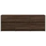 Mueble de TV LED madera ingeniería marrón roble 140x34x50 cm by , TV Furniture - Ref: Foro24-3307925, Price: 121,62 €, Discou...