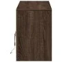Mueble de TV LED madera ingeniería marrón roble 140x34x50 cm by , TV Furniture - Ref: Foro24-3307925, Price: 121,62 €, Discou...