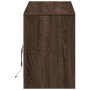 Mueble de TV LED madera ingeniería marrón roble 140x34x50 cm de , Muebles TV - Ref: Foro24-3307925, Precio: 126,76 €, Descuen...