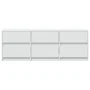 Mueble de TV con LED madera de ingeniería blanco 140x34x50 cm de , Muebles TV - Ref: Foro24-3307919, Precio: 145,96 €, Descue...