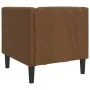 Sillón de piel de ante sintético marrón by , Sofas - Ref: Foro24-372682, Price: 175,76 €, Discount: %