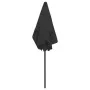 Sombrilla de playa negra 180x120 cm de vidaXL, Sombrillas - Ref: Foro24-314725, Precio: 44,56 €, Descuento: %