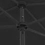 Black beach umbrella 180x120 cm by vidaXL, Umbrellas - Ref: Foro24-314725, Price: 44,56 €, Discount: %