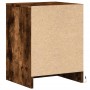 Mesita de noche con luces LED madera ingeniería roble ahumado von , Nachttische - Ref: Foro24-852027, Preis: 41,79 €, Rabatt: %