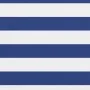 Balkonmarkise aus weißem und blauem Oxford-Stoff, 90 x 400 cm von vidaXL, Sonnenschirme - Ref: Foro24-134917, Preis: 21,01 €,...